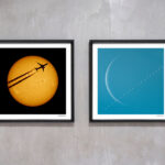 Día de la madre - Combo 30x30 - Volando hacia el sol + Tránsito lunar de la ISS